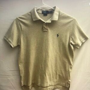 Men's Beige Polo Shirt